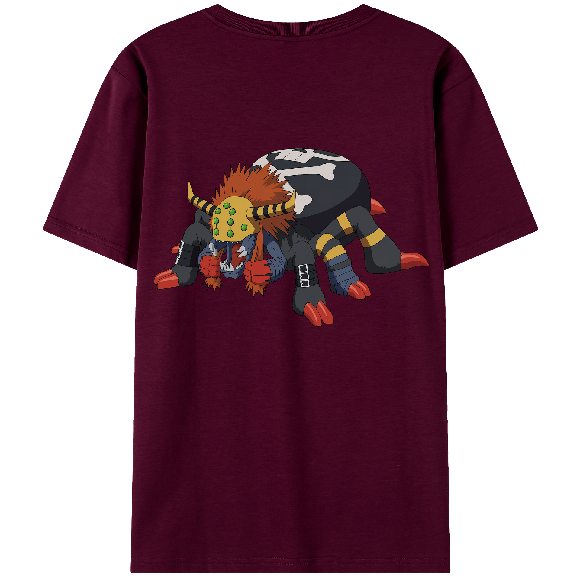 （画像用） Digimon デジタルモンスター/デジモン レディース半袖Tシャツ(バックプリント)